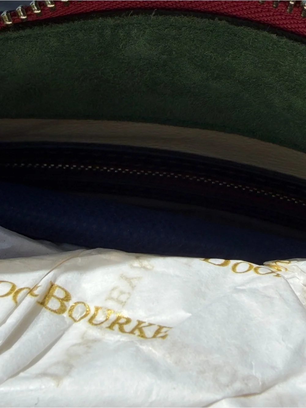 Dooney & Bourke Cassidy Hobo Large Black Florentine Leather NWT